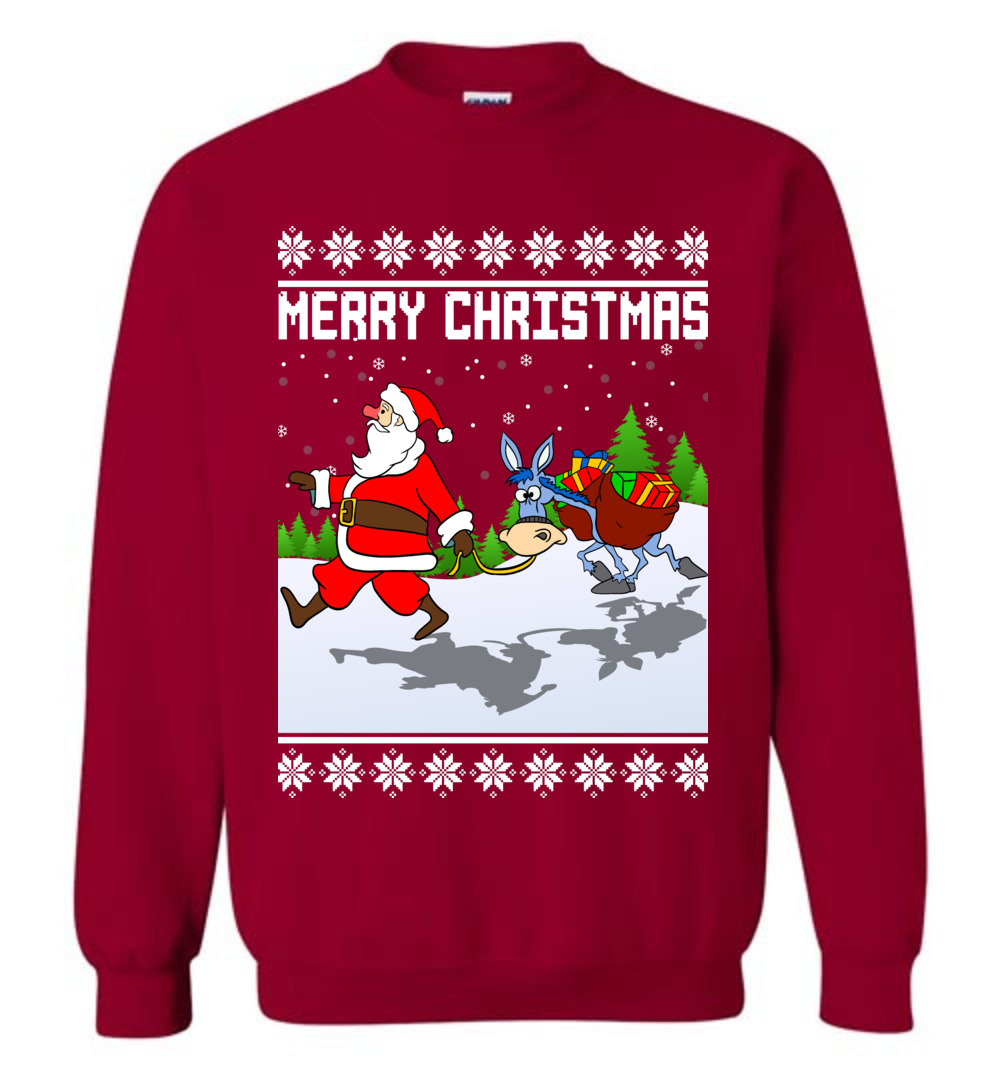 Merry Christmas Santa Women Ugly Christmas Sweater