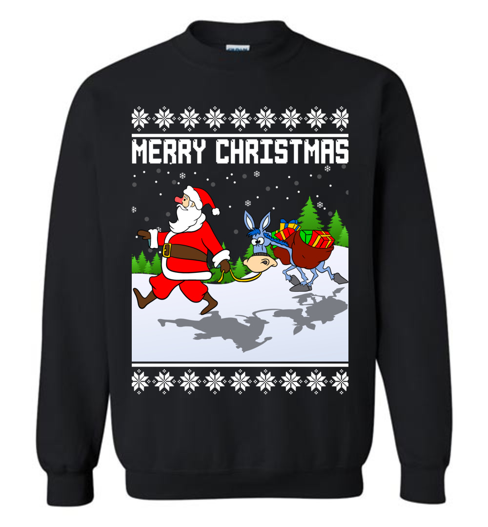 Merry Christmas Santa Women Ugly Christmas Sweater