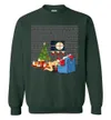 Naughty Santa With Bad Girl Ugly Christmas SWeater