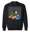 Naughty Santa With Bad Girl Ugly Christmas SWeater