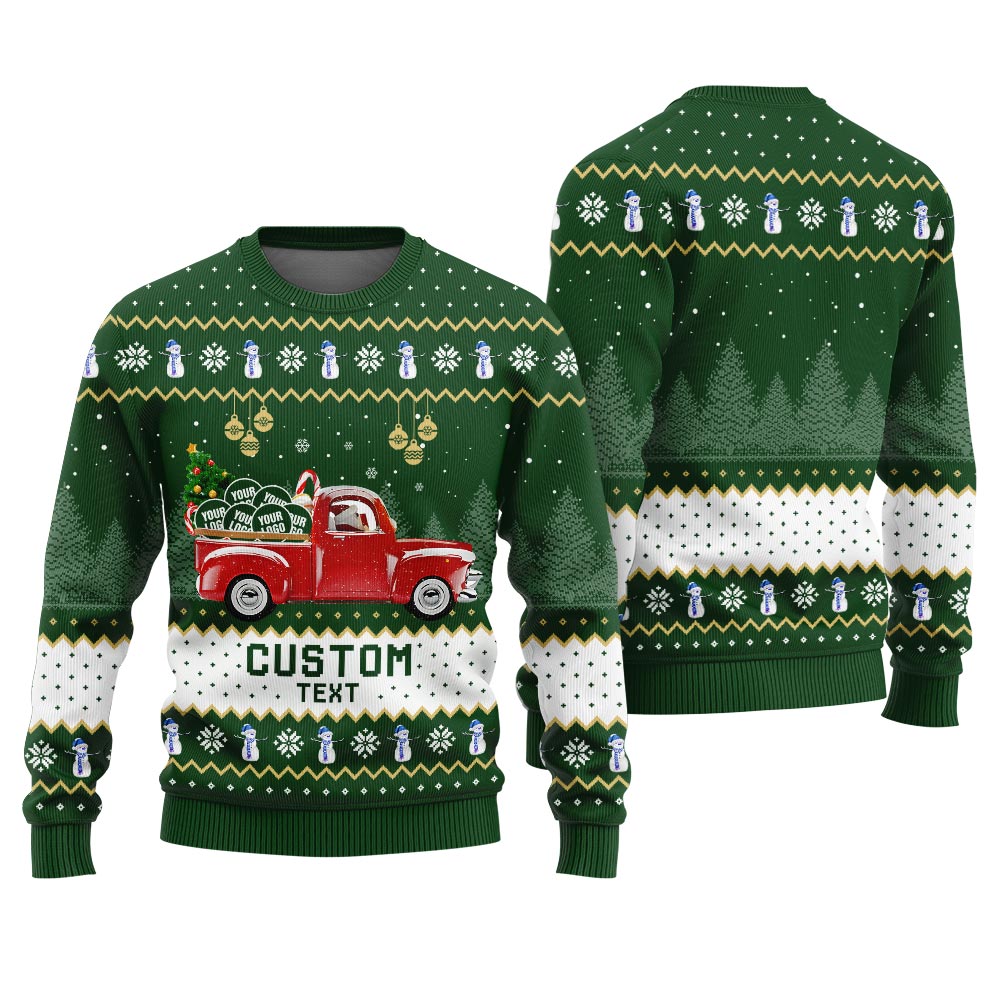 Christmas Sweater With Logo Car For Men