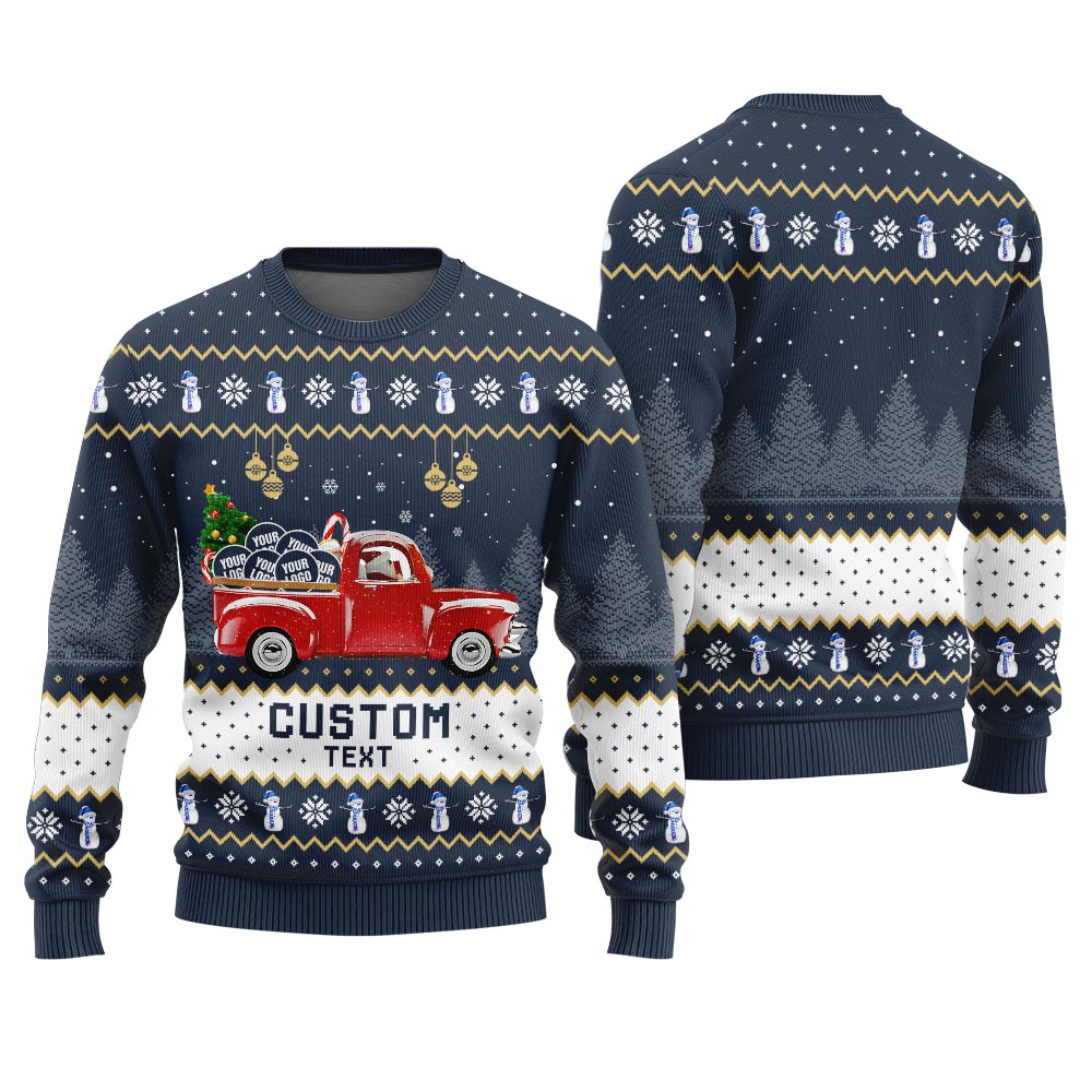 Christmas Sweater With Logo Car For Men