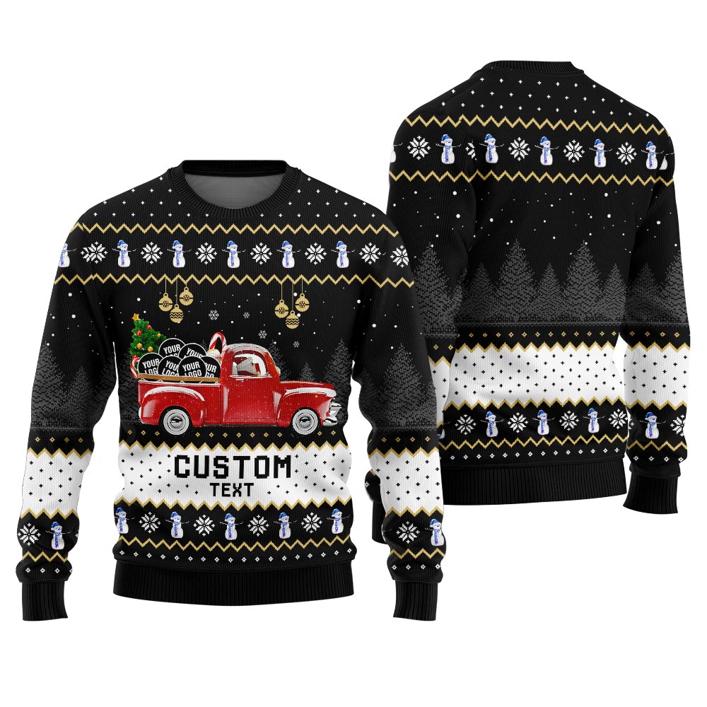 Christmas Sweater With Logo Car For Men