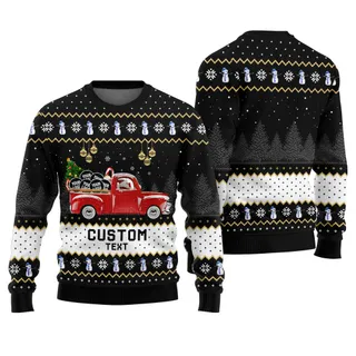 Custom Logo Car Christmas Sweater
