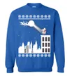 Santa On The Rooftop Women's Ugly Christmas Sweater - variant image 1