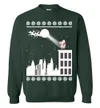 Santa On The Rooftop Women's Ugly Christmas Sweater