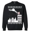 Santa On The Rooftop Women's Ugly Christmas Sweater