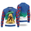 Sasquatch UFO Ugly Christmas Sweater For Women - variant image 1
