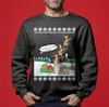 Funny Santa With Reindeer Ugly Sweater For Unisex