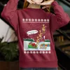 Funny Santa With Reindeer Ugly Sweater For Unisex