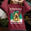 Bigfoot UFO Ugly Christmas Sweater For Unisex