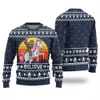 Bigfoot Believe Christmas Sweater Men