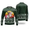Bigfoot Believe Christmas Sweater Men