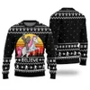 Bigfoot Believe Christmas Sweater Men