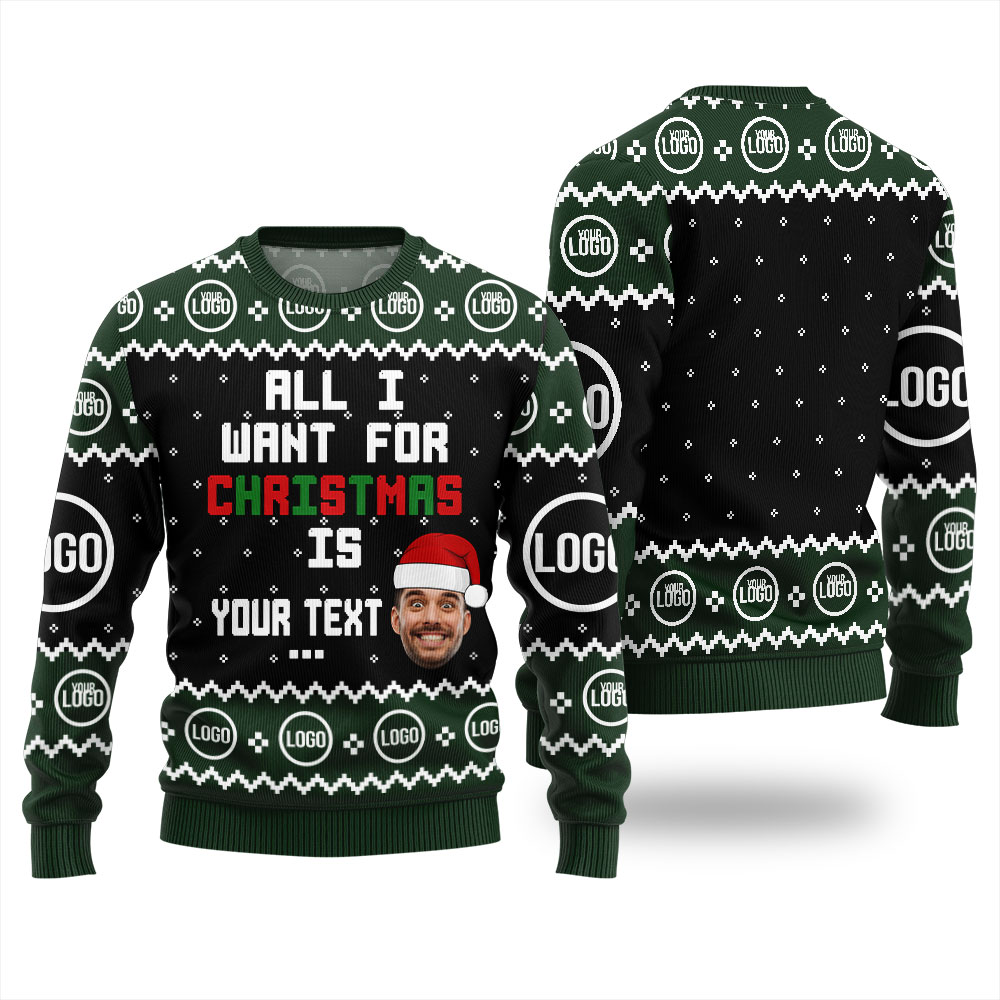 Custom Christmas Sweater With Picture For Men