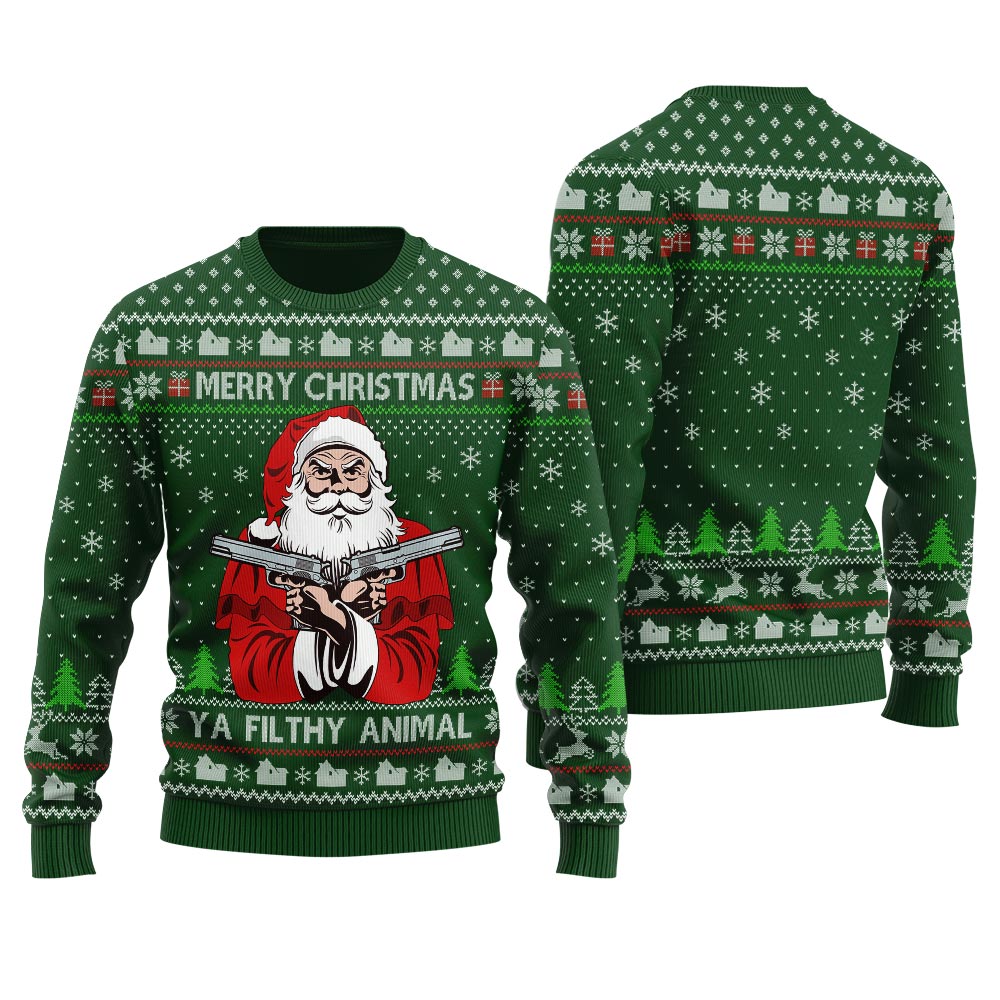 Merry Christmas Ya Filthy Animal Ugly Sweater