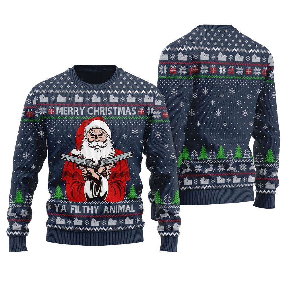 Merry Christmas Ya Filthy Animal Ugly Sweater