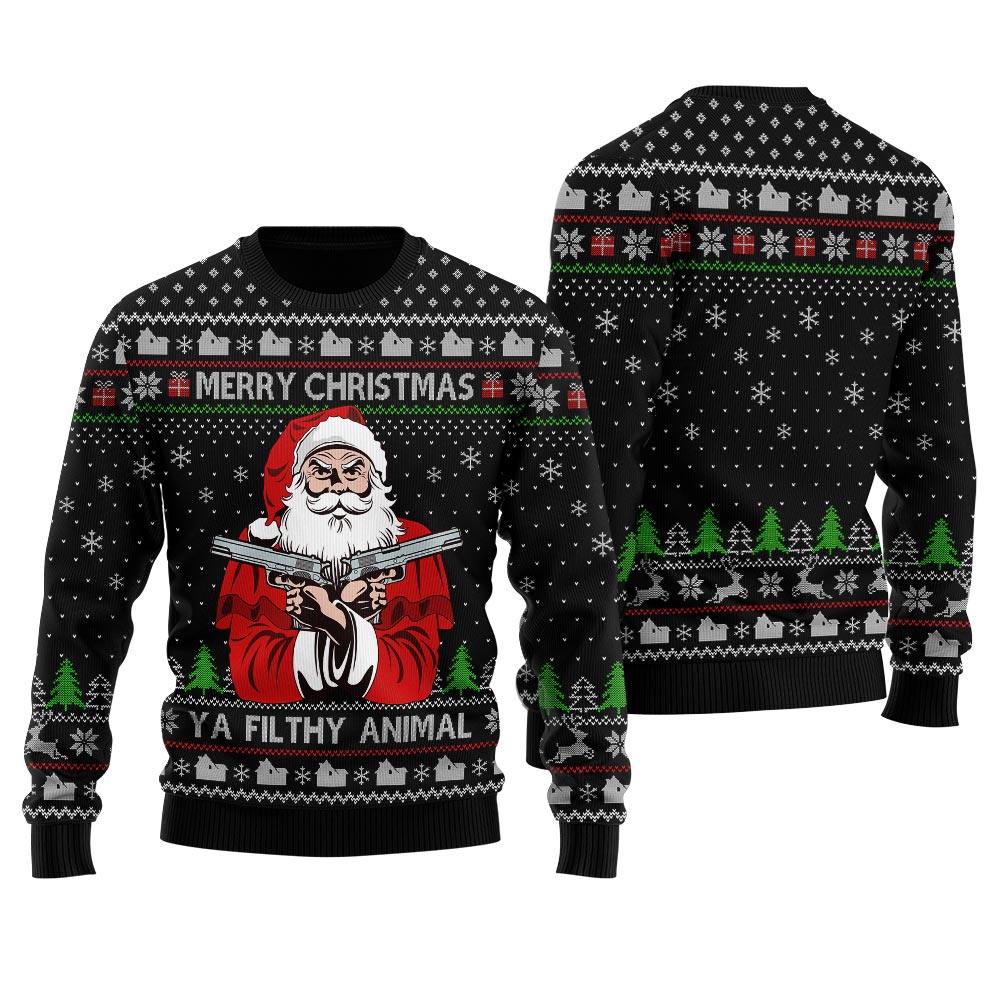 Merry Christmas Ya Filthy Animal Ugly Sweater