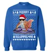 DJ Squirrel Men's Ugly Christmas Sweater