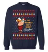 We Whiskey You A Merry Christmas Christmas Sweatshirt