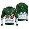 Merry Swishmas Santa Men's Ugly Christmas Sweater - variant image 1
