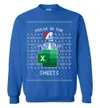 Christmas Skull Freak In The Sheets Ugly Sweatshirt - variant image 1