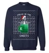 Christmas Skull Freak In The Sheets Ugly Sweatshirt