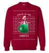 Christmas Skull Freak In The Sheets Ugly Sweatshirt