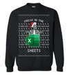 Christmas Skull Freak In The Sheets Ugly Sweatshirt