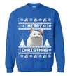 Funny Meowy Custom Ugly Sweater