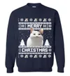 Funny Meowy Custom Ugly Sweater