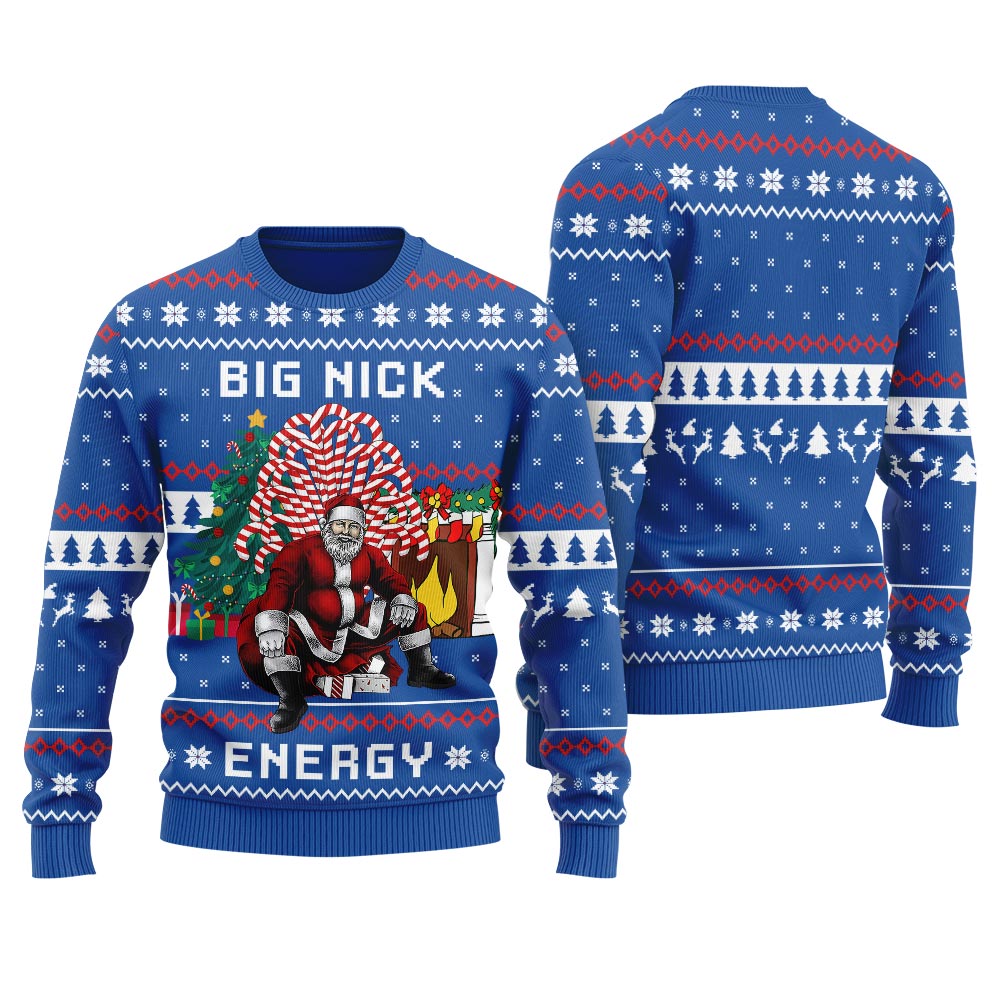 Big Nick Energy Funny Santa Christmas For Men - variant image 1