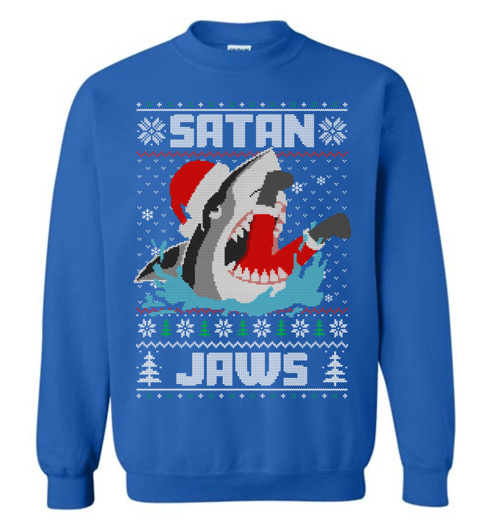 Shark Santa Ugly Christmas Sweatshirt - variant image 1