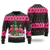 Merry Christmas Flamingo Men's Christmas Sweater