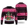 Merry Christmas Flamingo Men's Christmas Sweater
