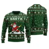 Kungfu Santa Men's Christmas Sweater