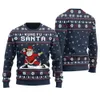 Kungfu Santa Men's Christmas Sweater