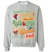 Frosty Rudolph Santa Ugly Christmas Sweatshirt - variant image 1