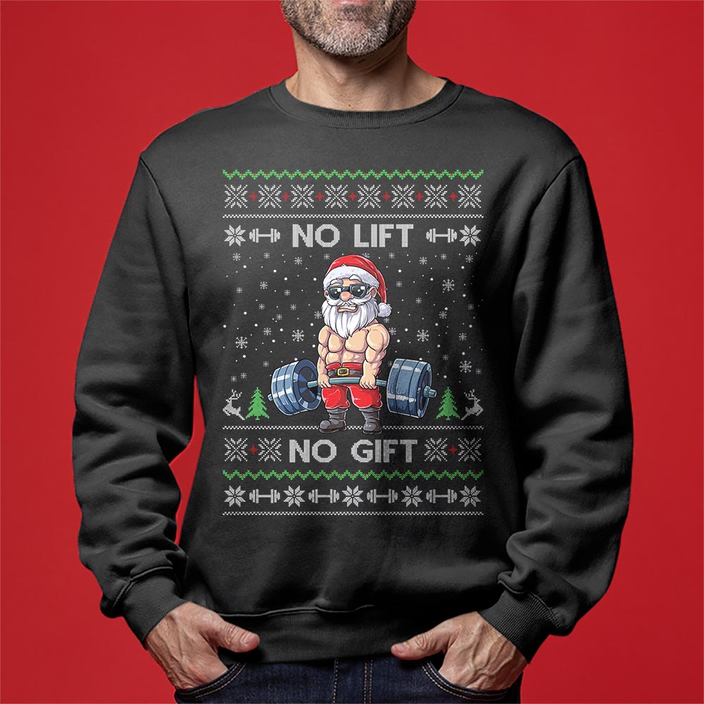 Santa Swoleman Christmas Sweatshirt