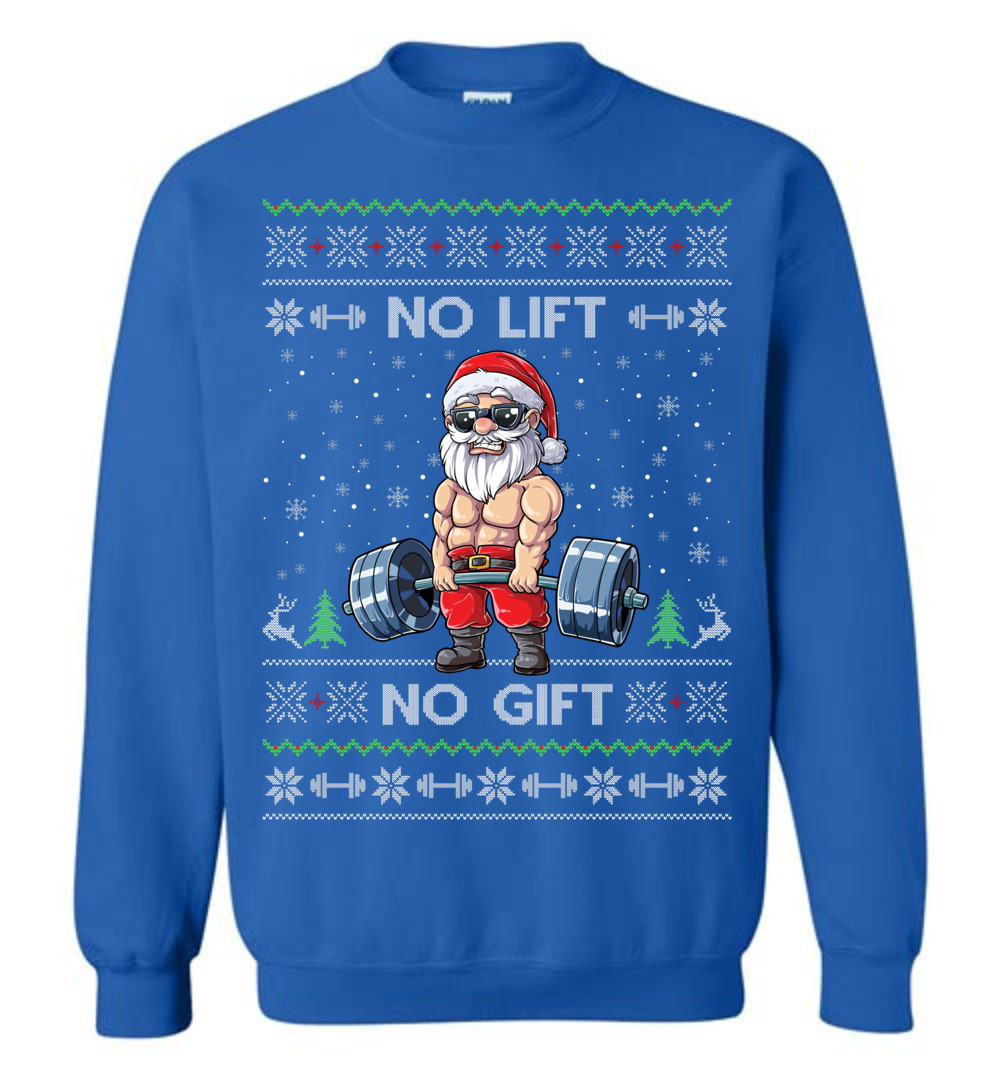 Santa Swoleman Christmas Sweatshirt - variant image 1