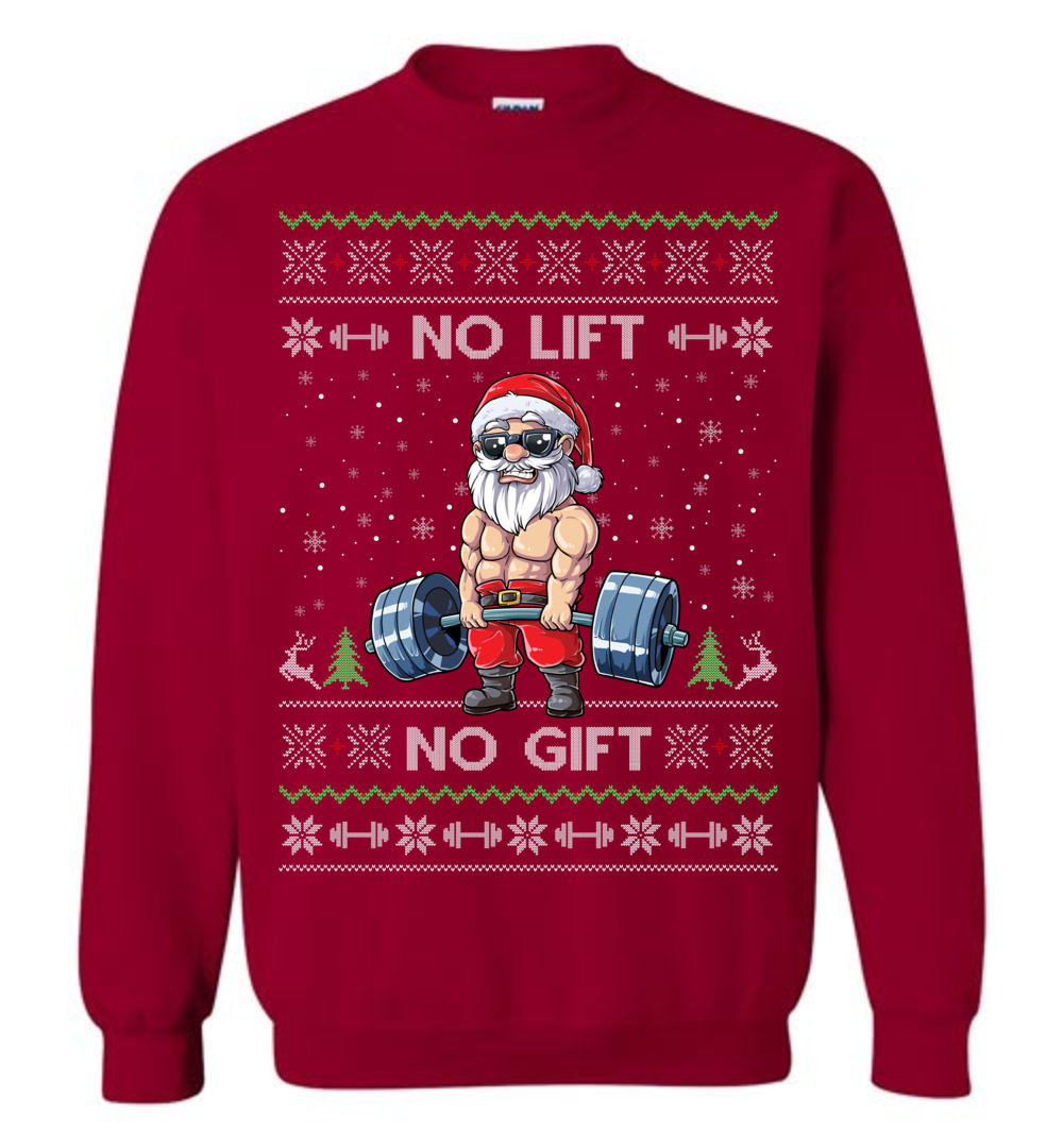 Santa Swoleman Christmas Sweatshirt