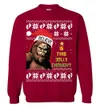 Bigfoot Is This Jolly Enough Ugly Christmas Sweatshirt