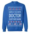 Custom Name Doctor Christmas Sweater Men - variant image 1