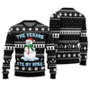 The Vegans Eat My Nose Snowman Christmas Sweater