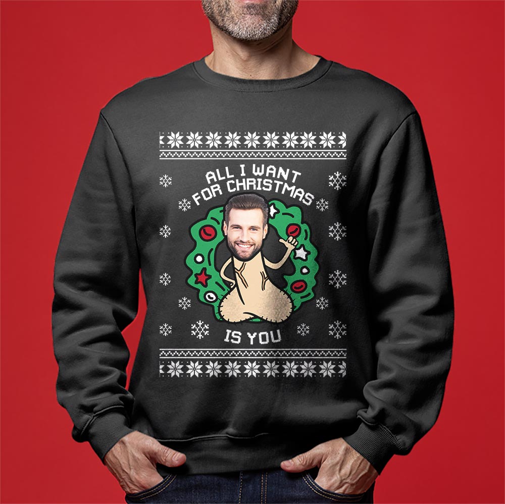Merry Christmas Custom Face Christmas Sweater