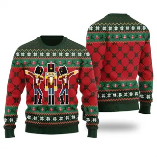 Nutcracker Funny Ugly Christmas Sweater For Men