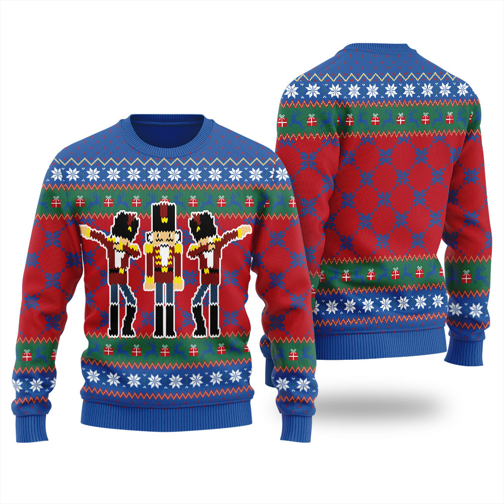 Merry Christmas Nutcracker Ugly Sweater - variant image 1
