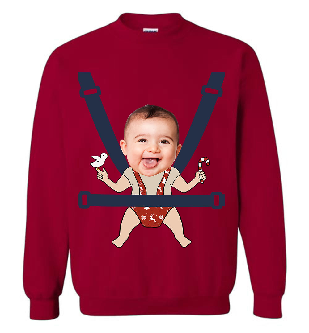 Personalized Kids Pictures Ugly Christmas Sweater For Men