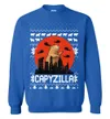Funny Monster Capybara Womens Ugly Christmas Sweater - variant image 1