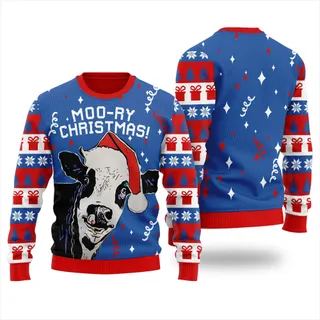 Nice Cow Ugly Christmas Sweater
